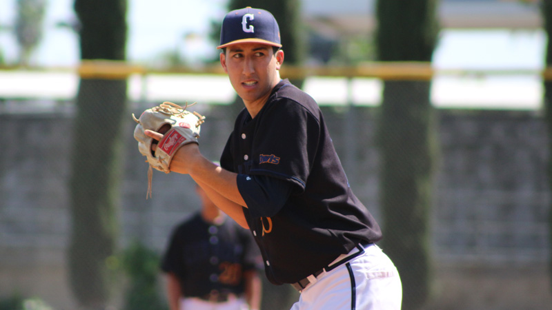 Sophomore Roberto Baldanebro didn't figure into the decision after pitching four innings, giving up six hits, allowing two runs, and fanning five batters. Photo By: Mykenna De Avila