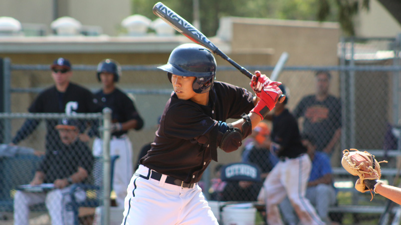 Sophomore Kyosuke Ushimaru was 4 for 5 with three runs and six RBIs. Photo By: Mykenna De Avila