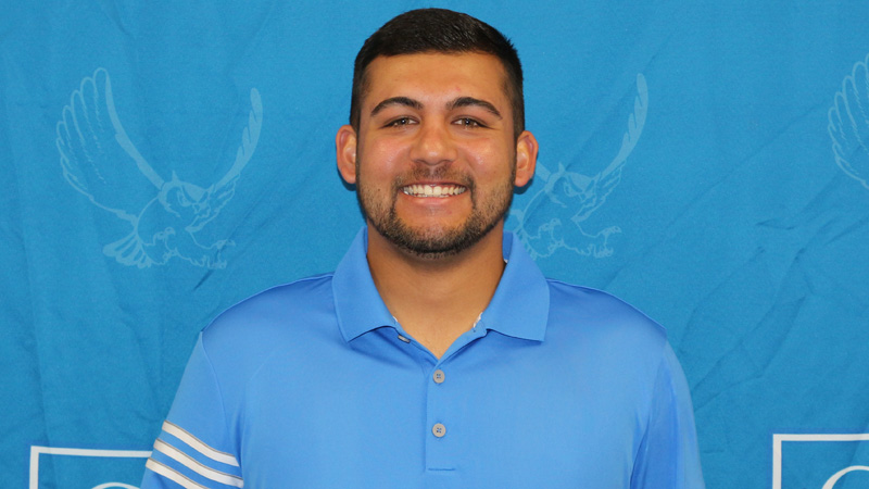 Freshman Adam Dinaully had one of his best rounds of the year on Monday at the WSC Antelope Valley Event. 
