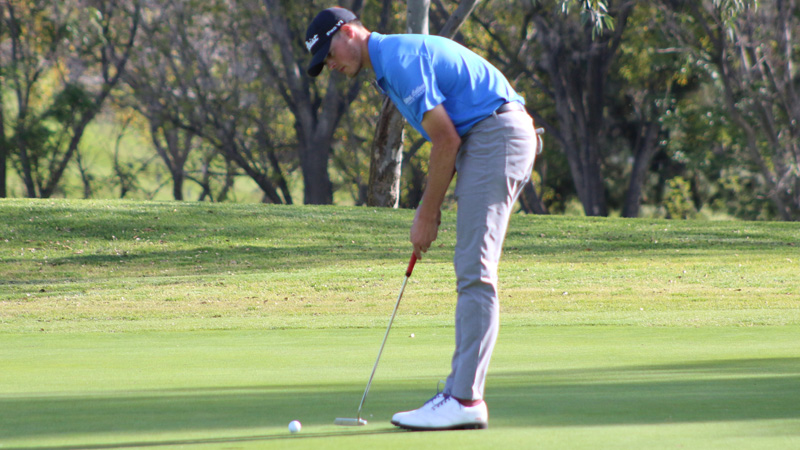 Freshman Jonathan St. Ours had the last scoring round of the day for the Owls at the WSC Glendale Event. 