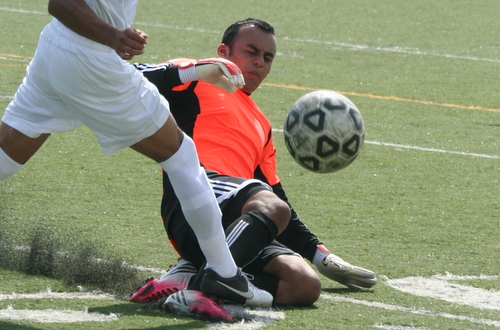 Sophomore William Beltran had six saves in Citrus' 2-0 loss to LA Mission.