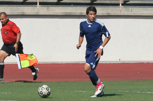 Freshman Grayson Iwasaki scored his 10th goal of the season for Citrus on Tuesday, a new single season record for the Owls, in a losing effort.