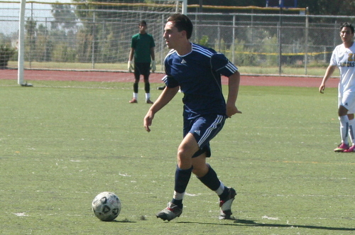 Freshman Michael Montoya got his first goal of the season on Friday afternoon, a score that tied the Owls' game up with Santa Monica at 1-1.