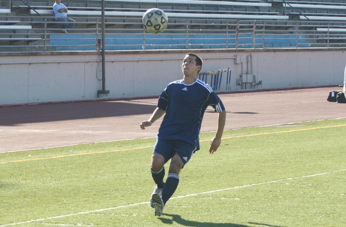 Freshman Daniel Ortiz had one of Citrus' four goals on the day on Tuesday afternoon. It was his second goal of the season.