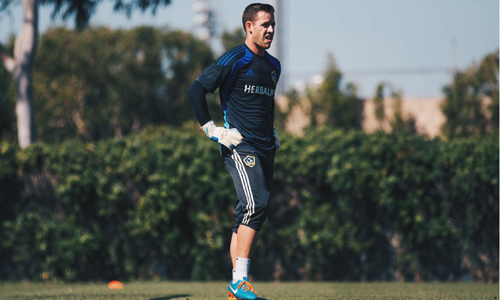 Former Citrus College goal keeper Trey Mitchell has signed with the LA Galaxy. Photo by: Hana Asano/LA Galaxy.