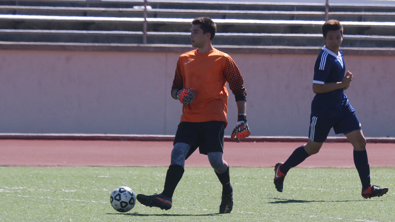 Sophomore keeper Bryan Landgreen was a hard luck loser on Tuesday evening, stopping five shots and giving up a single goal in a 1-0 loss at Santa Barbara City College.