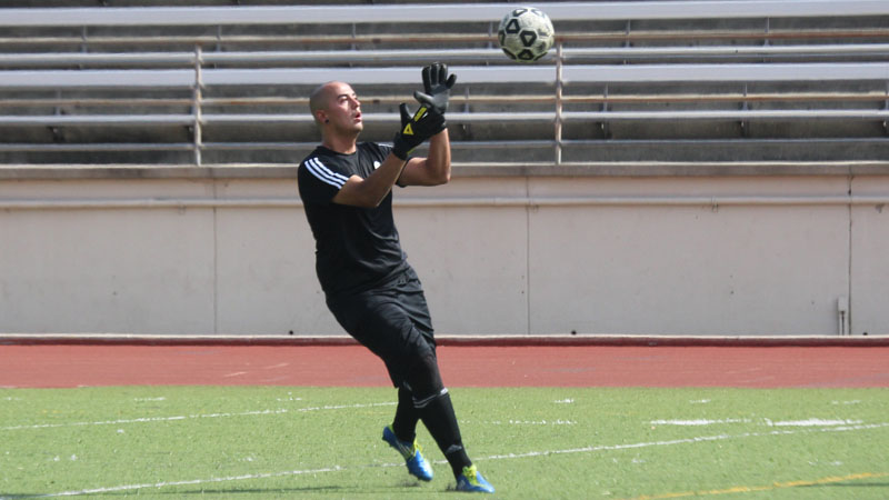 Freshman keeper Antonio Tomatani recorded his first career shutout, posting five saves in a 0-0 tie with LA Mission College on Tuesday.