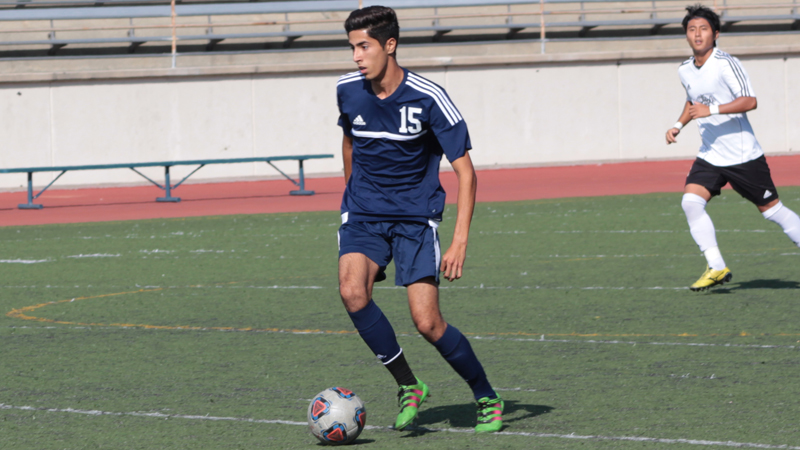 Freshman Enrique Acosta scored Citrus' lone goal in their loss to Glendale. Photo By: Grazia Watkins