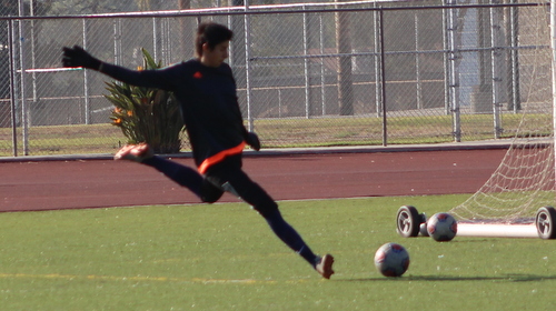 Freshman keeper Gabriel Perez-Negron