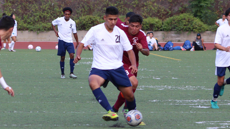 Freshman Joel Rosales had three goals and an assist in Citrus' 4-1 win over Compton.
