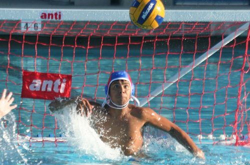 Freshman Andy Perez blocked 19 shots in three games at the SD Mesa Tournament this weekend.
