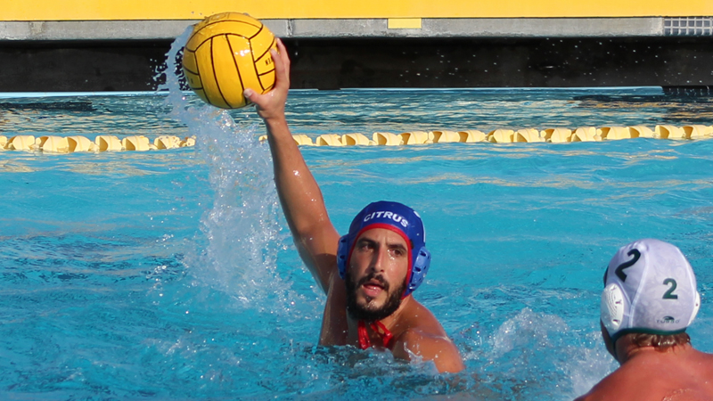 Sophomore James Cano had a season high four goals in Citrus' overtime victory at Cuesta College. Photo By: Brian Cone