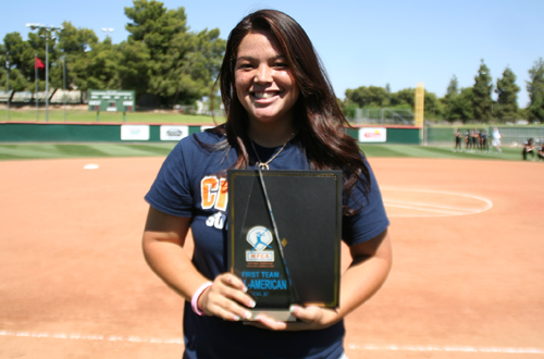 Freshman Kawehi Ephan was named an NFCA Louisville Slugger All-American this past week.