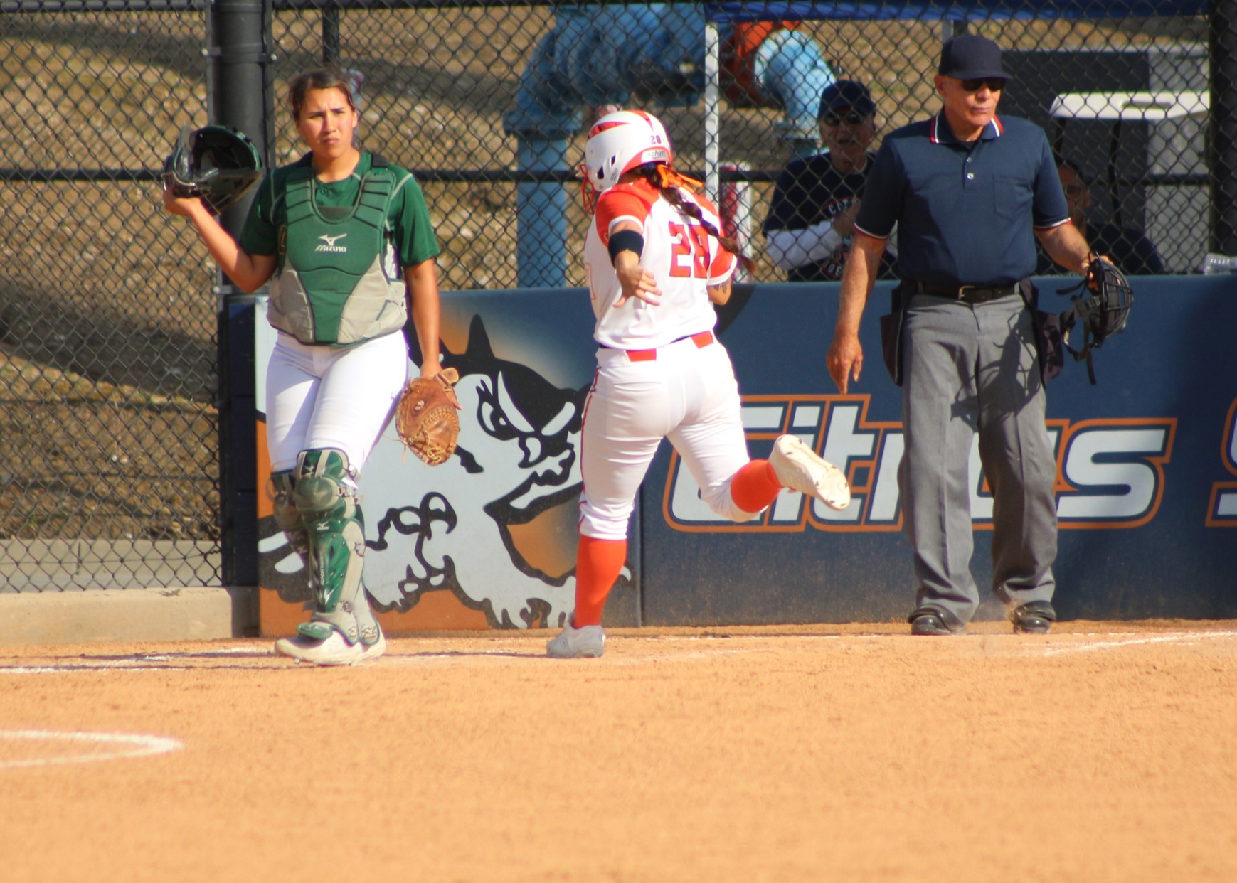 Alexis Acosta crosses home plate. Image: Treyvon Watts-Hale