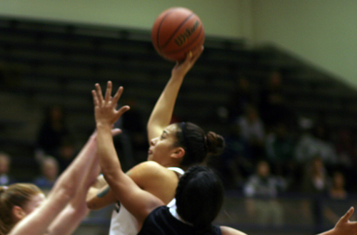 Freshman Vaness Garcia had a season high 15 points in Citrus' overtime win at Antelope Valley on Wednesday night. Photo By: Ariana Cordero