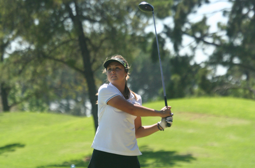 Freshman Kandace Delgado shot an 86 and finished 6th overall afternoon.
