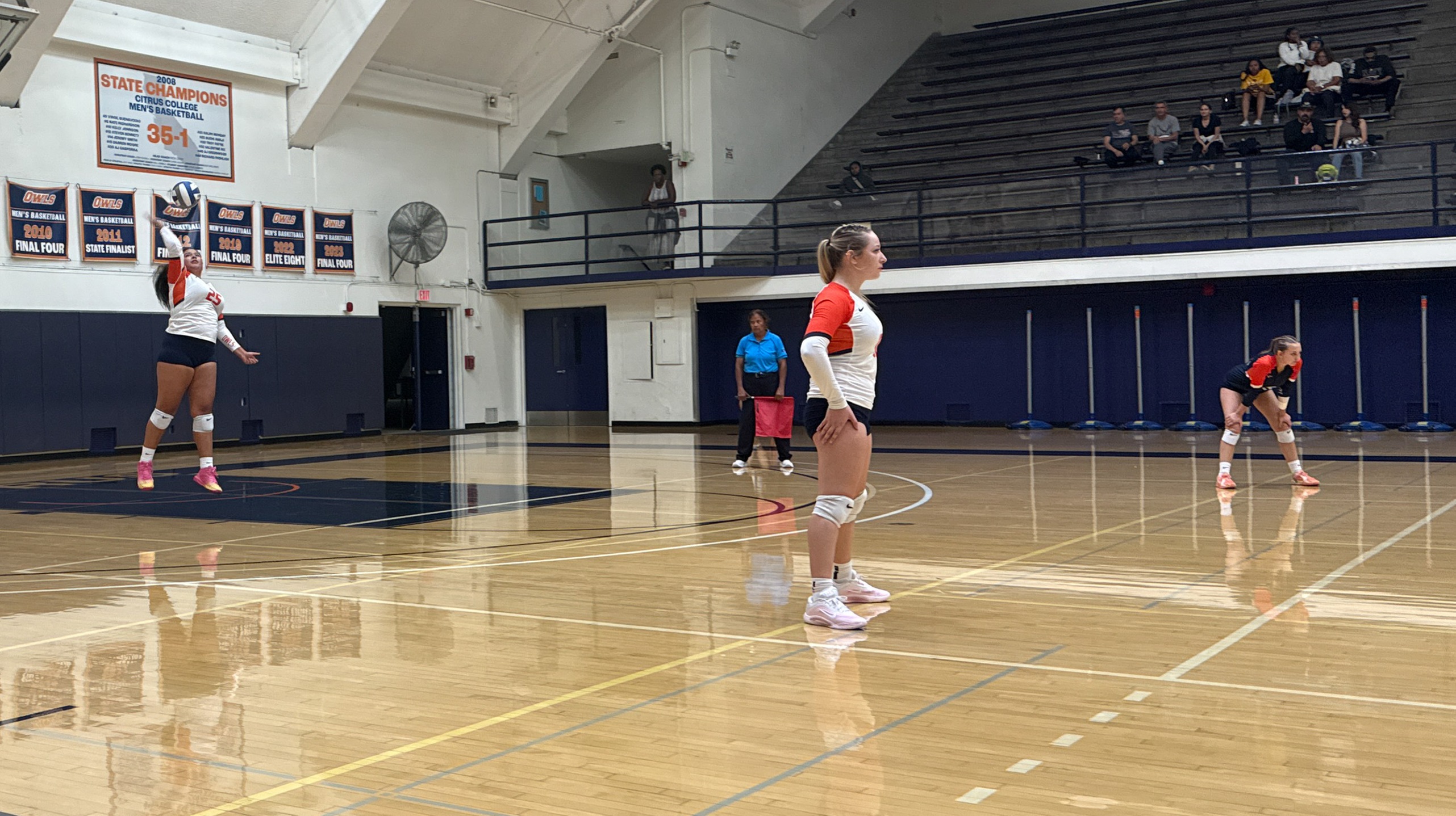 Volleyball Sweeps West LA for First Road Conference Win