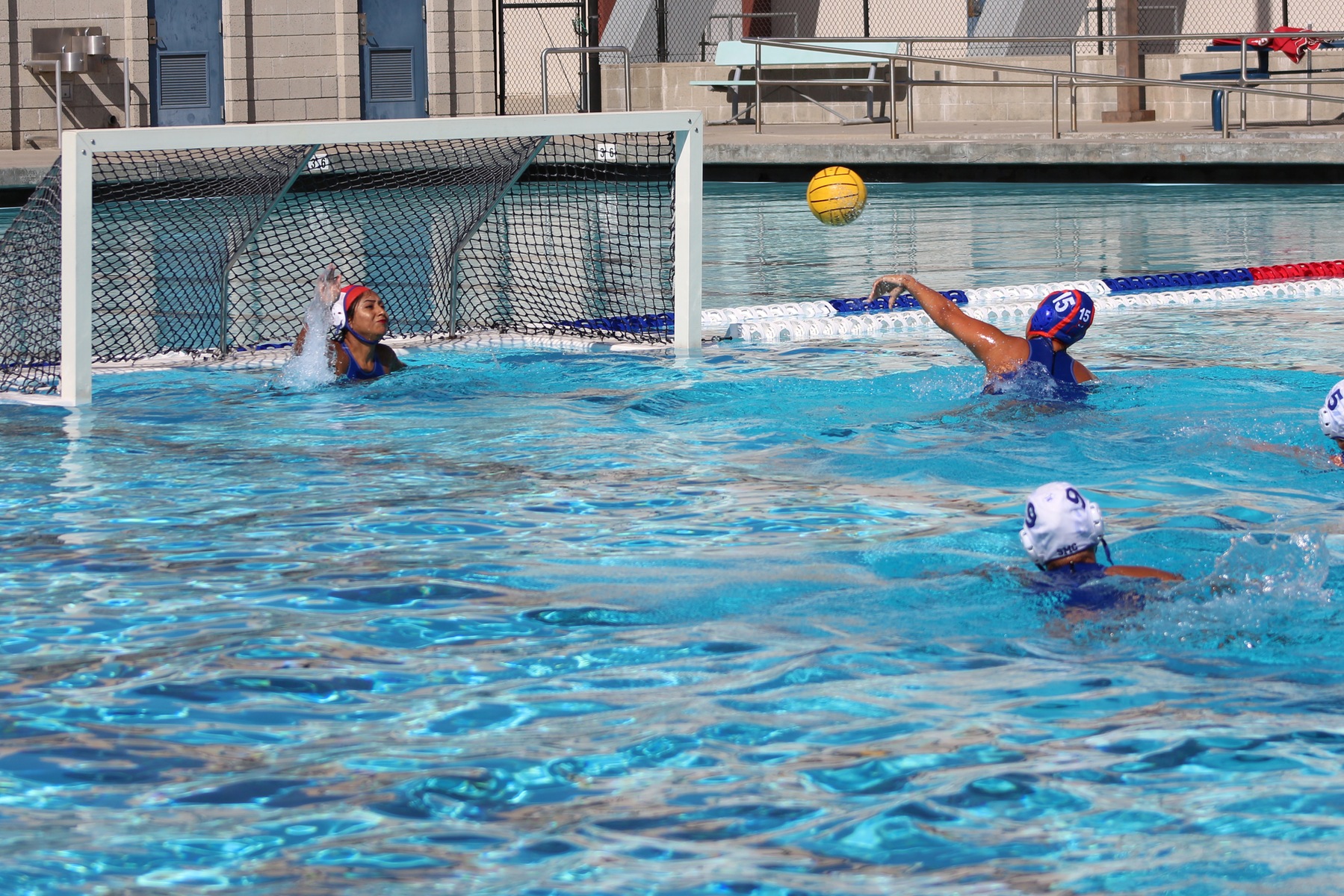 Emma Tuck fires a shot to the upper corner for a goal. Image: Chris Peterson